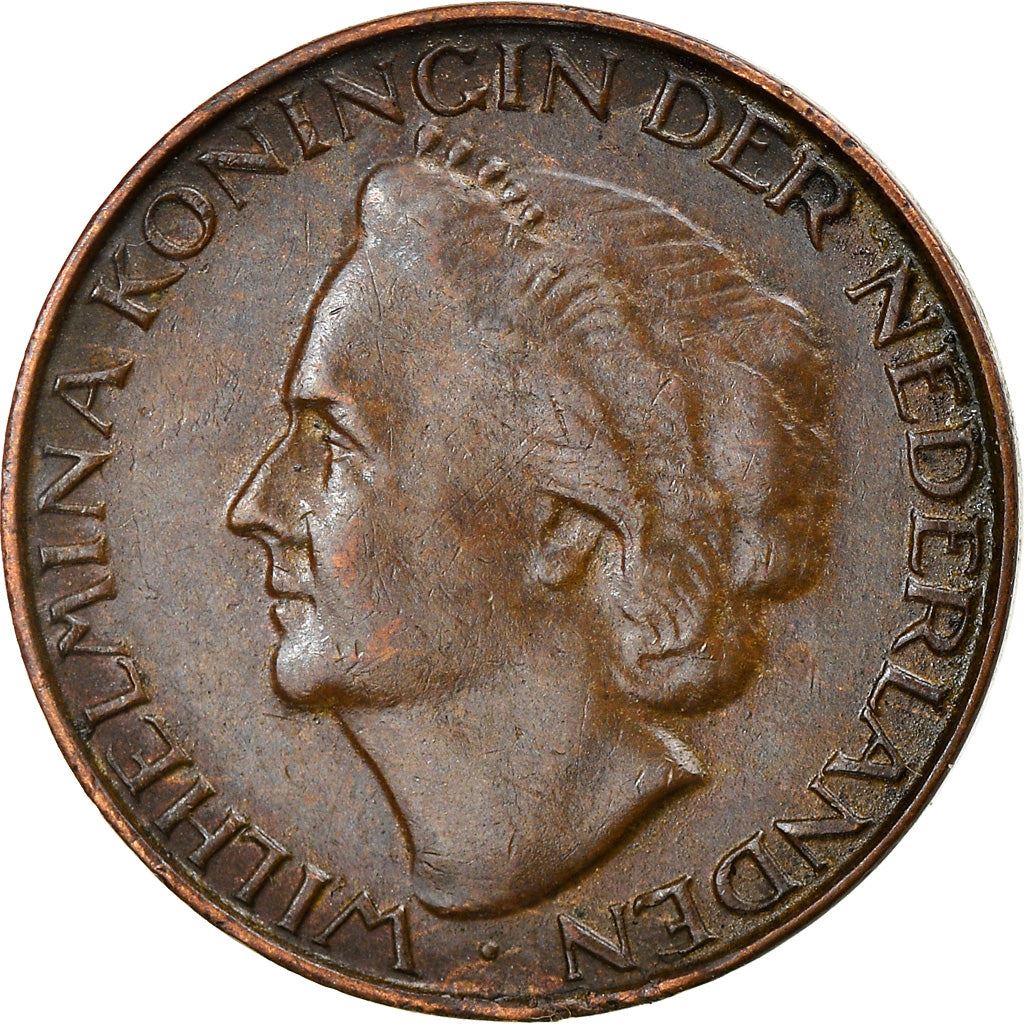 Netherlands Coin 1 Cent | Queen Wilhelmina | KM175 | 1948