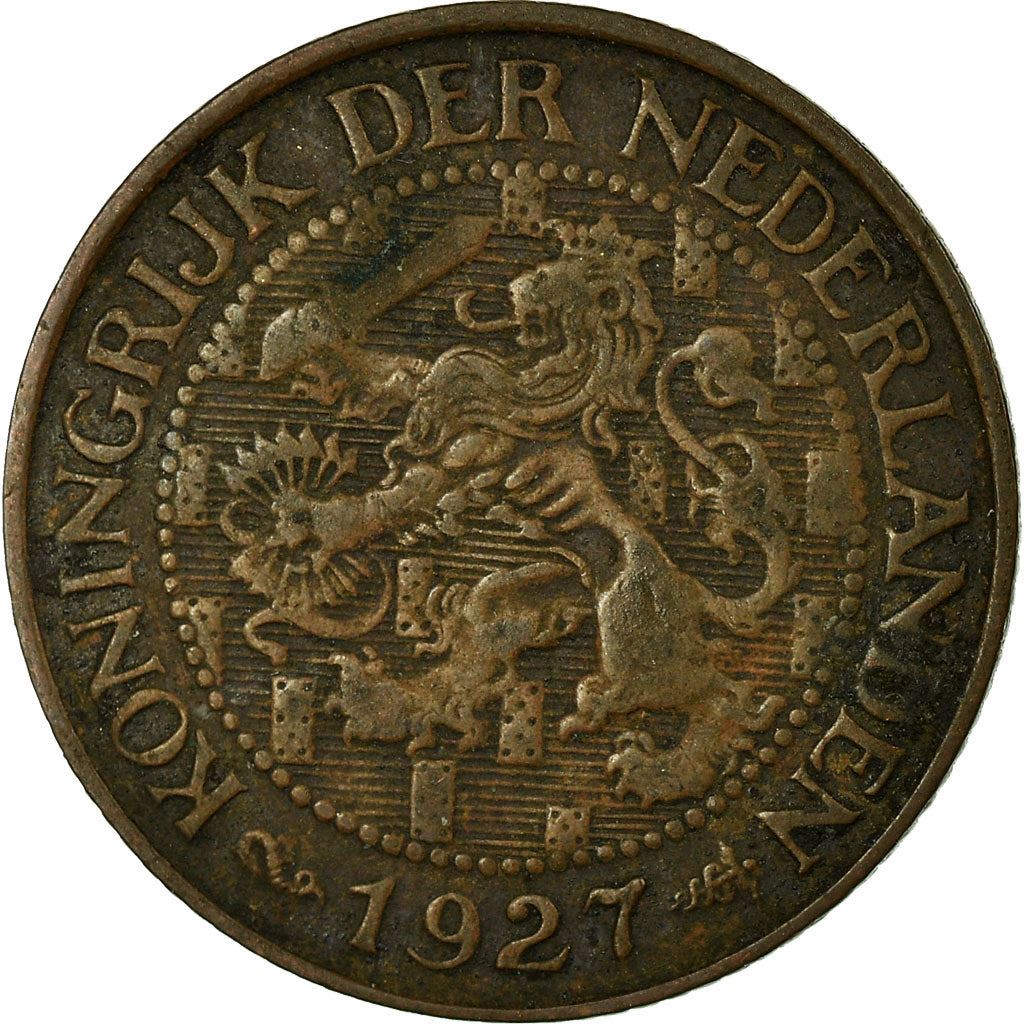 Netherlands Coin 1 Cent | Queen Wilhelmina | Lion | KM152 | 1913 - 1941