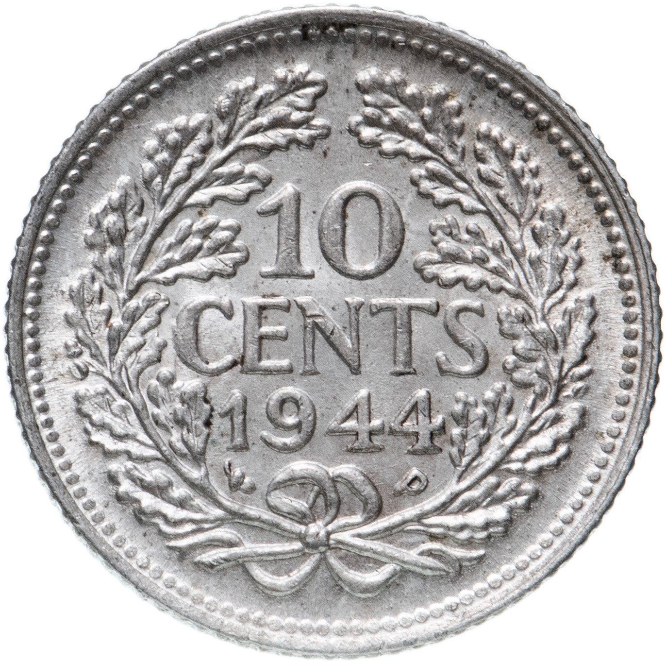 Netherlands Coin 10 Cents | Queen Wilhelmina | KM163 | 1926 - 1945