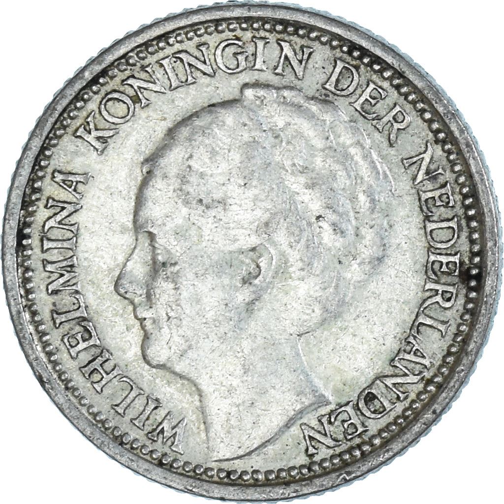 Netherlands Coin 10 Cents | Queen Wilhelmina | KM163 | 1926 - 1945