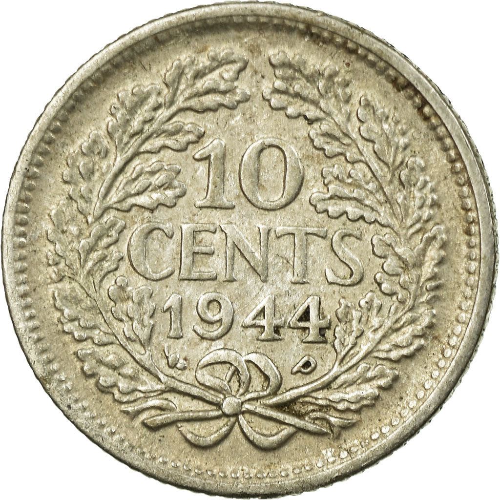 Netherlands Coin 10 Cents | Queen Wilhelmina | KM163 | 1926 - 1945