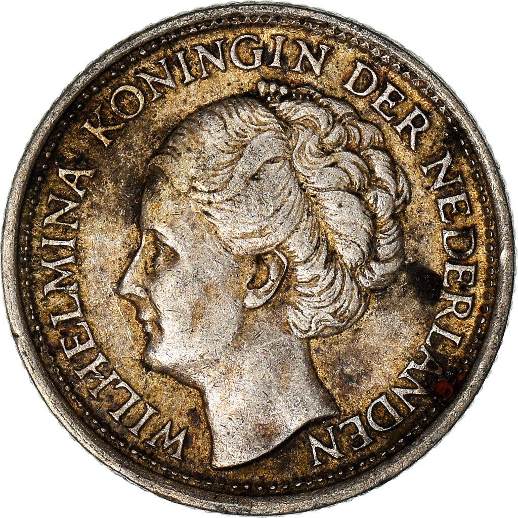 Netherlands Coin 10 Cents | Queen Wilhelmina | KM163 | 1926 - 1945