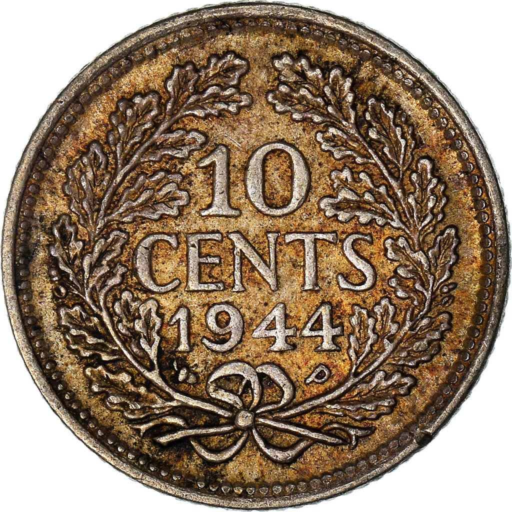 Netherlands Coin 10 Cents | Queen Wilhelmina | KM163 | 1926 - 1945