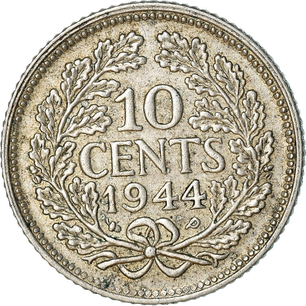 Netherlands Coin 10 Cents | Queen Wilhelmina | KM163 | 1926 - 1945