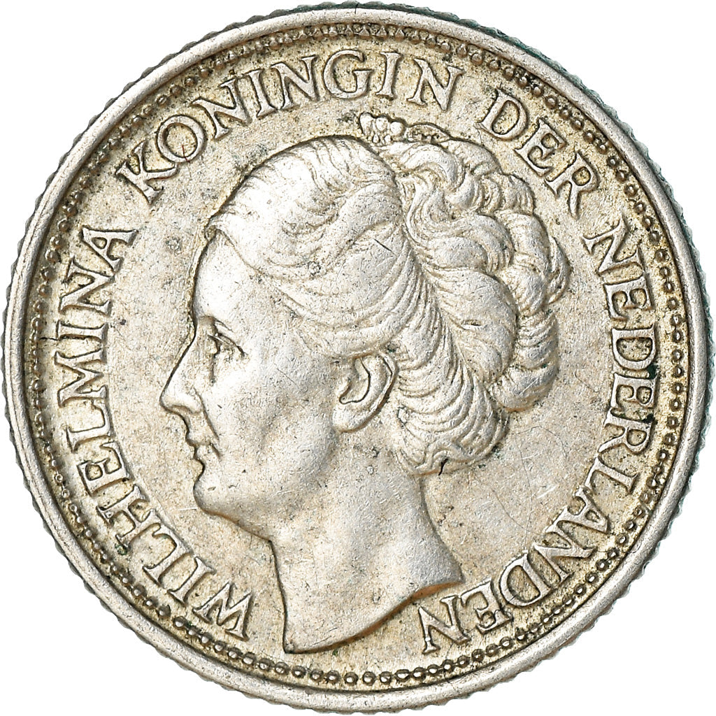 Netherlands Coin 10 Cents | Queen Wilhelmina | KM163 | 1926 - 1945