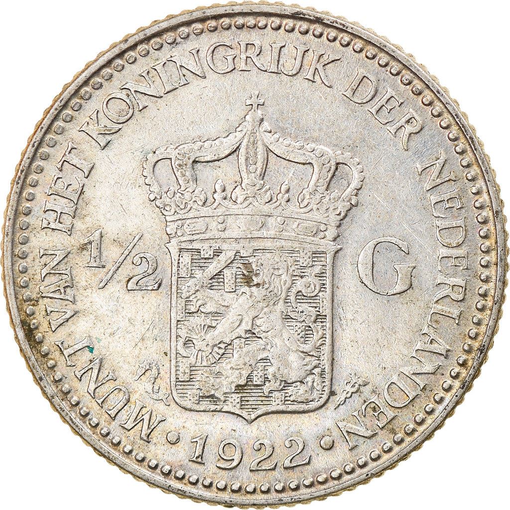 Netherlands Coin ½ Gulden | Queen Wilhelmina | KM160 | 1921 - 1930