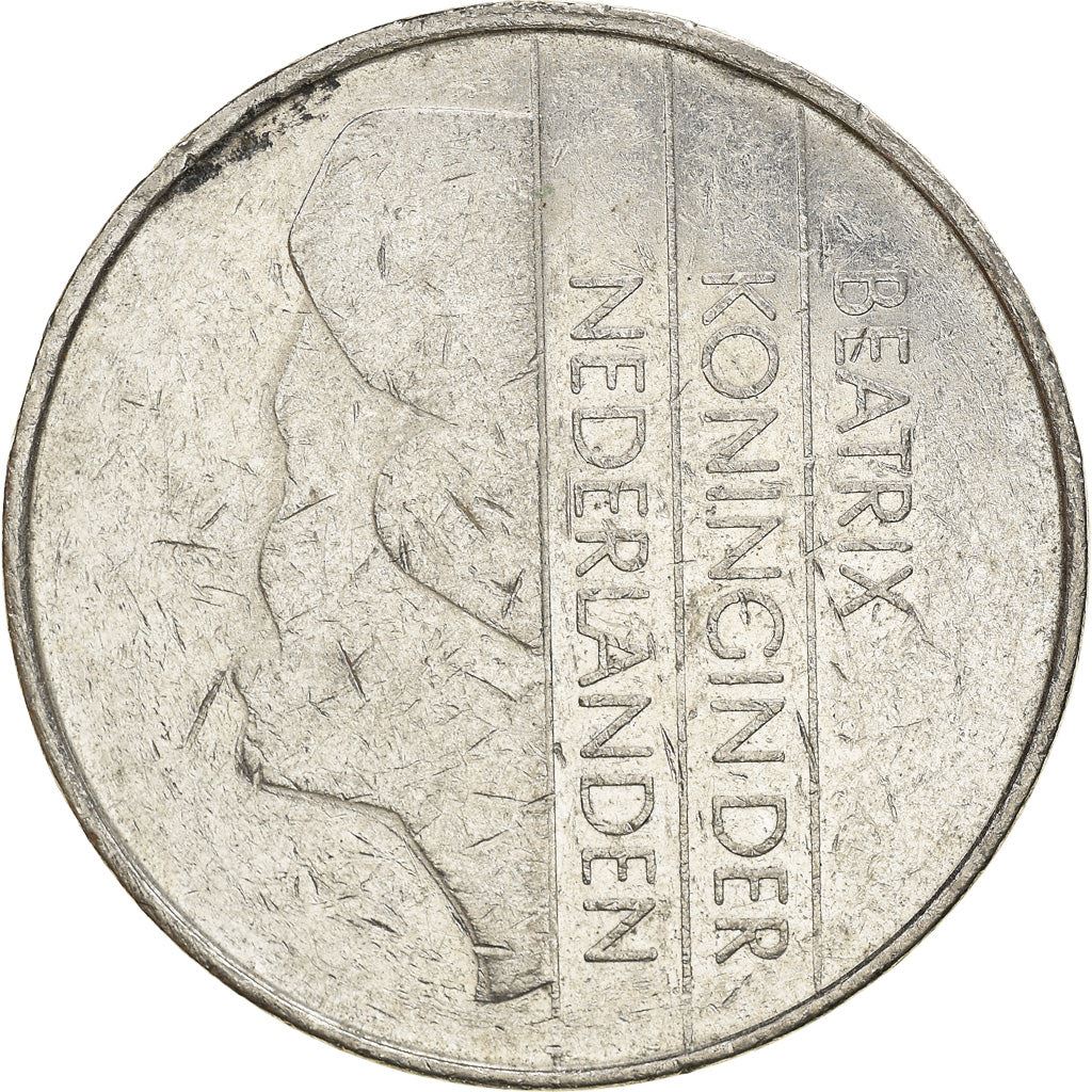 Netherlands Coin 2½ Gulden | Queen Beatrix | KM206 | 1982 - 2001