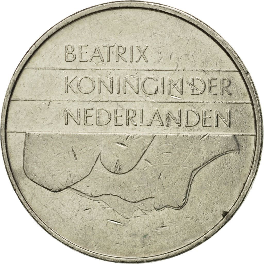 Netherlands Coin 2½ Gulden | Queen Beatrix | KM206 | 1982 - 2001