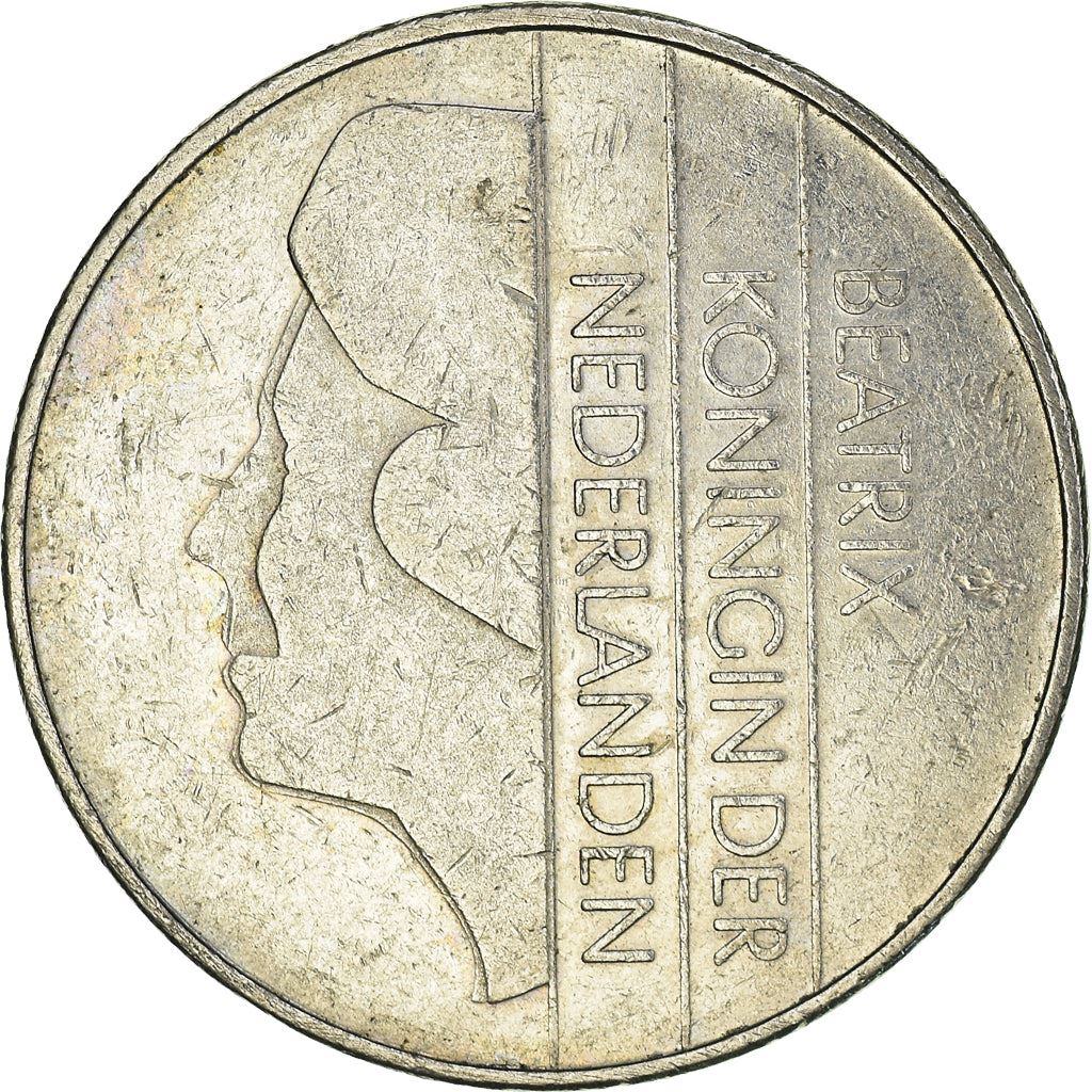 Netherlands Coin 2½ Gulden | Queen Beatrix | KM206 | 1982 - 2001