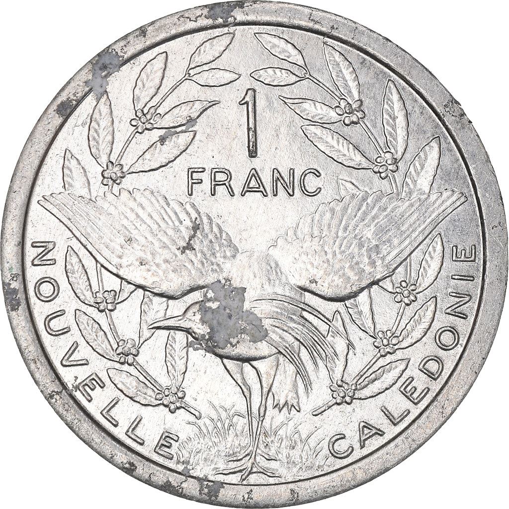 New Caledonia 1 Franc Coin 1972 - 2020 KM 10