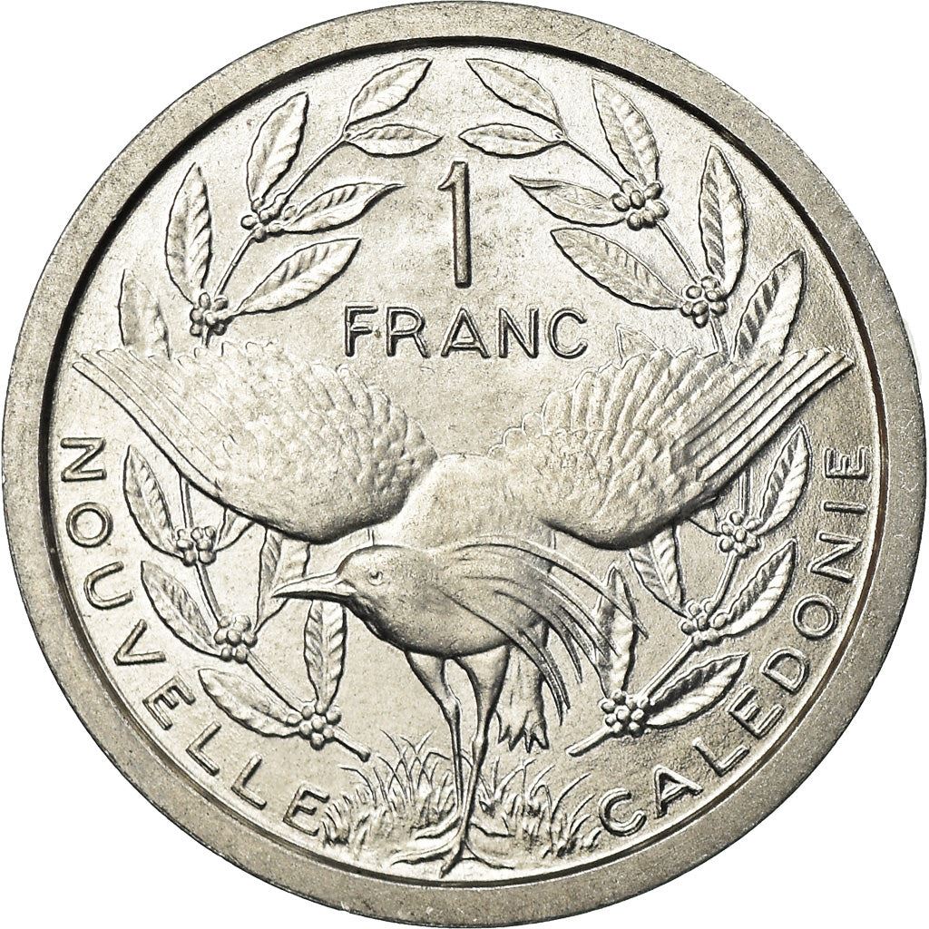 New Caledonia 1 Franc Coin 1972 - 2020 KM 10