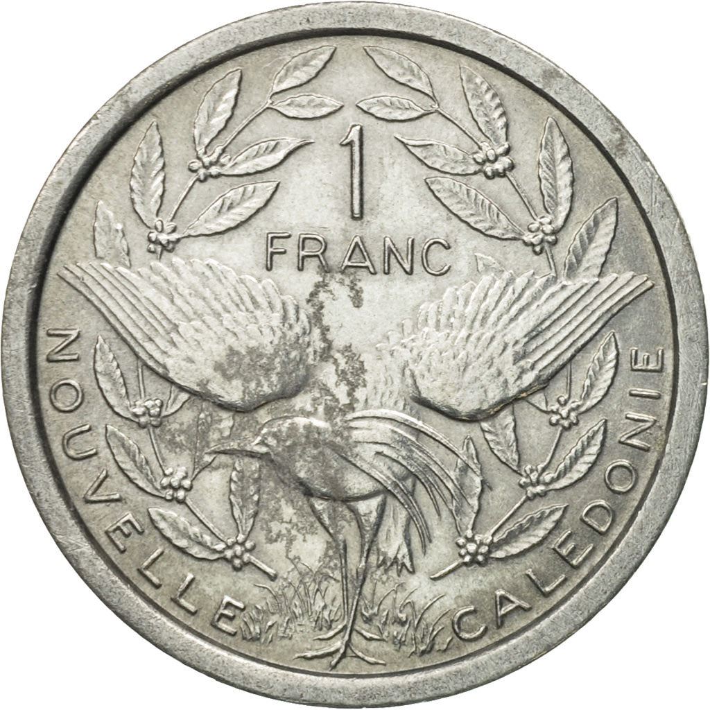 New Caledonia 1 Franc Union Française Coin 1949 KM 2