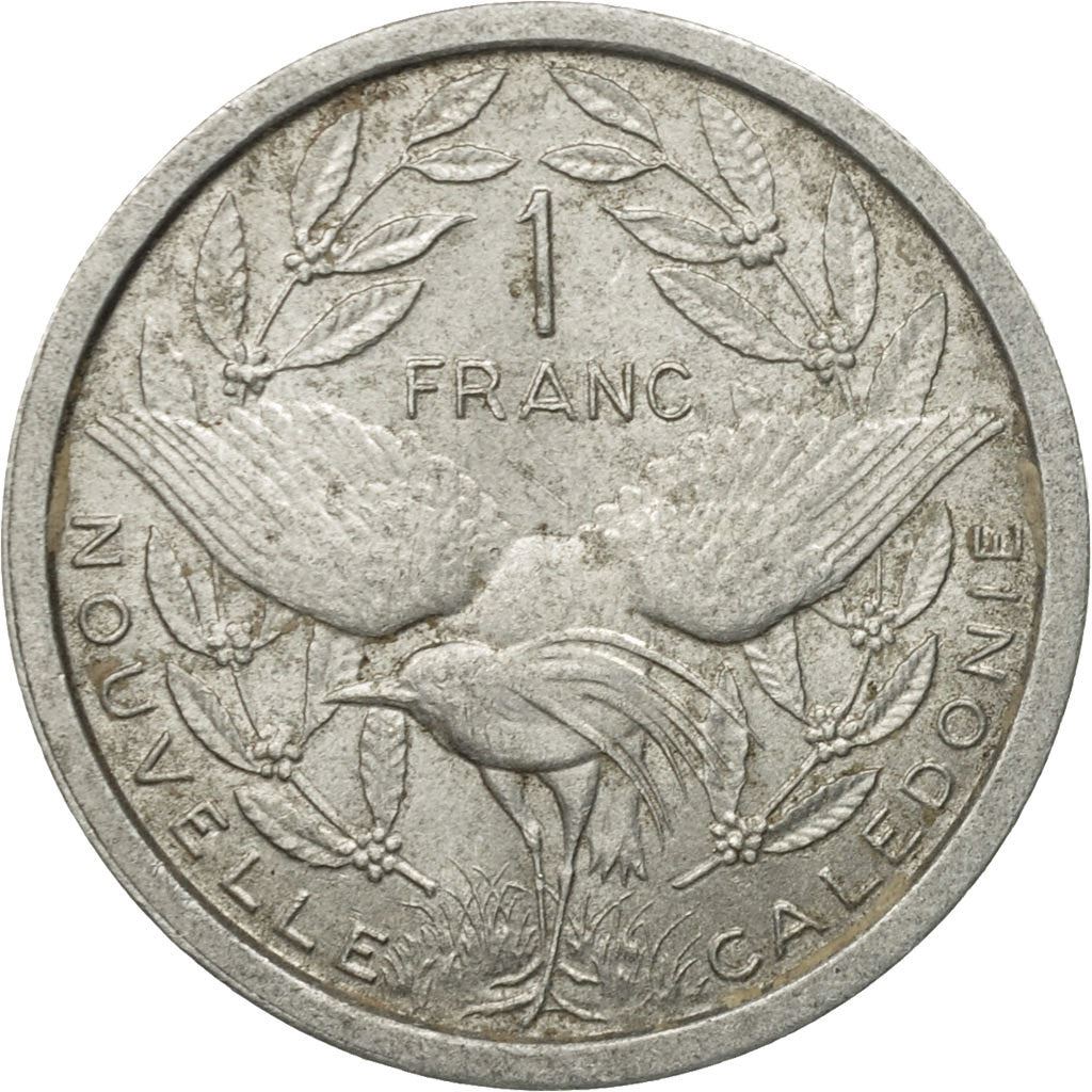 New Caledonia 1 Franc Union Française Coin 1949 KM 2