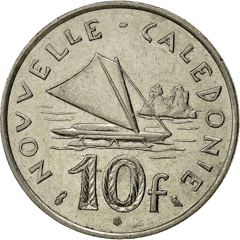 New Caledonia 10 Francs Coin 1972 - 2005 KM 11