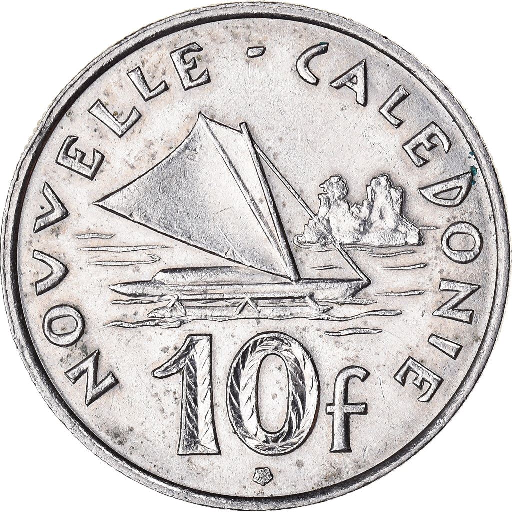 New Caledonia 10 Francs Coin 1972 - 2005 KM 11