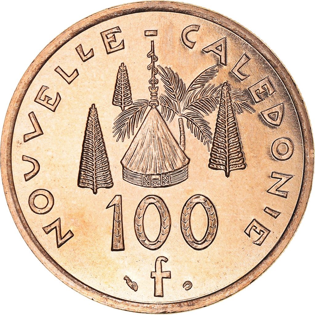 New Caledonia 100 Francs Coin 1976 - 2005 KM 15