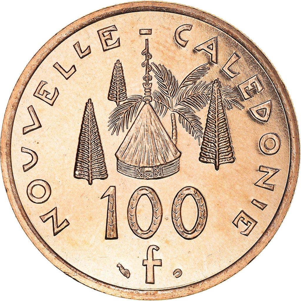 New Caledonia 100 Francs Coin 1976 - 2005 KM 15