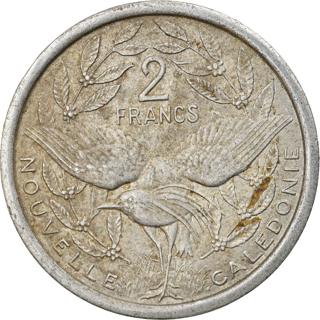 New Caledonia 2 Francs Coin 1971 KM 9