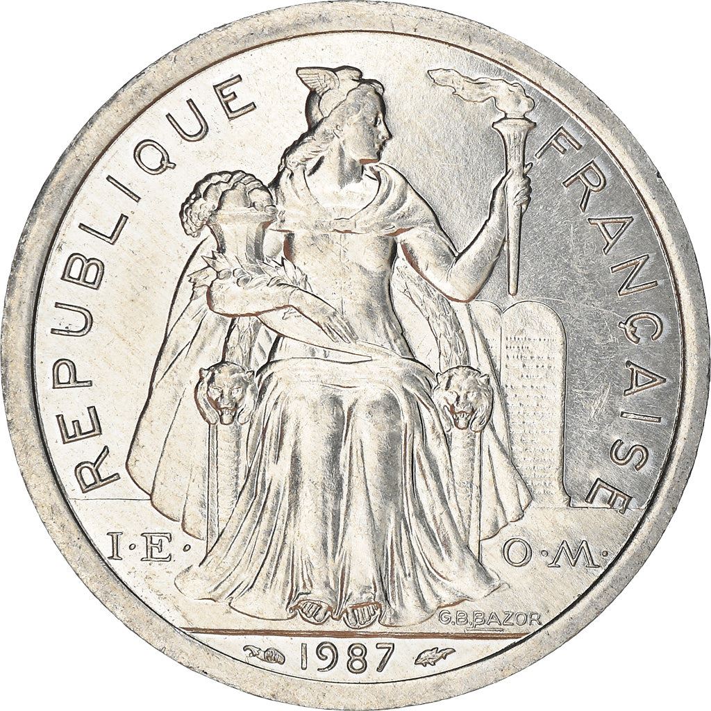 New Caledonia 2 Francs Coin 1973 - 2020 KM 14