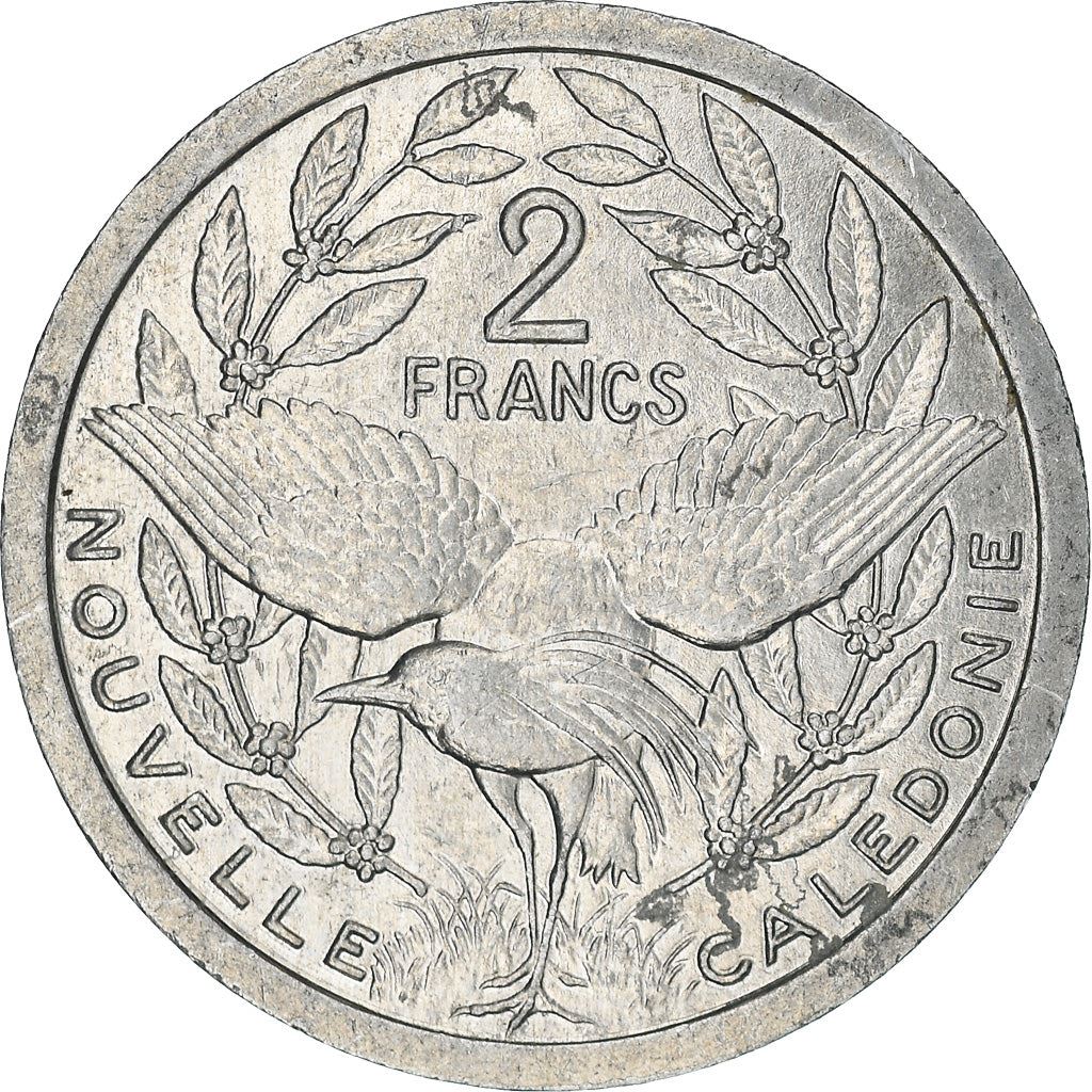 New Caledonia 2 Francs Coin 1973 - 2020 KM 14