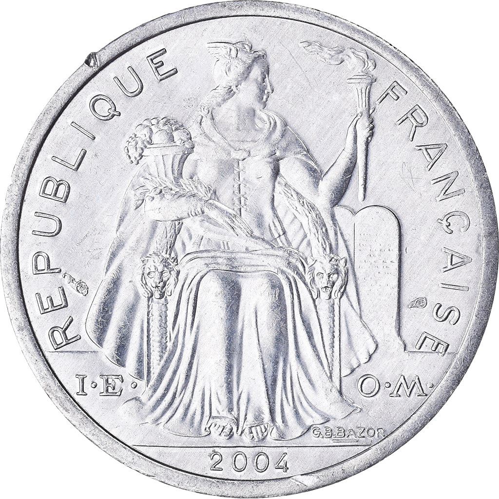 New Caledonia 2 Francs Coin 1973 - 2020 KM 14