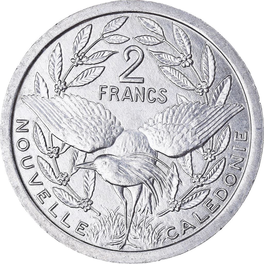 New Caledonia 2 Francs Coin 1973 - 2020 KM 14