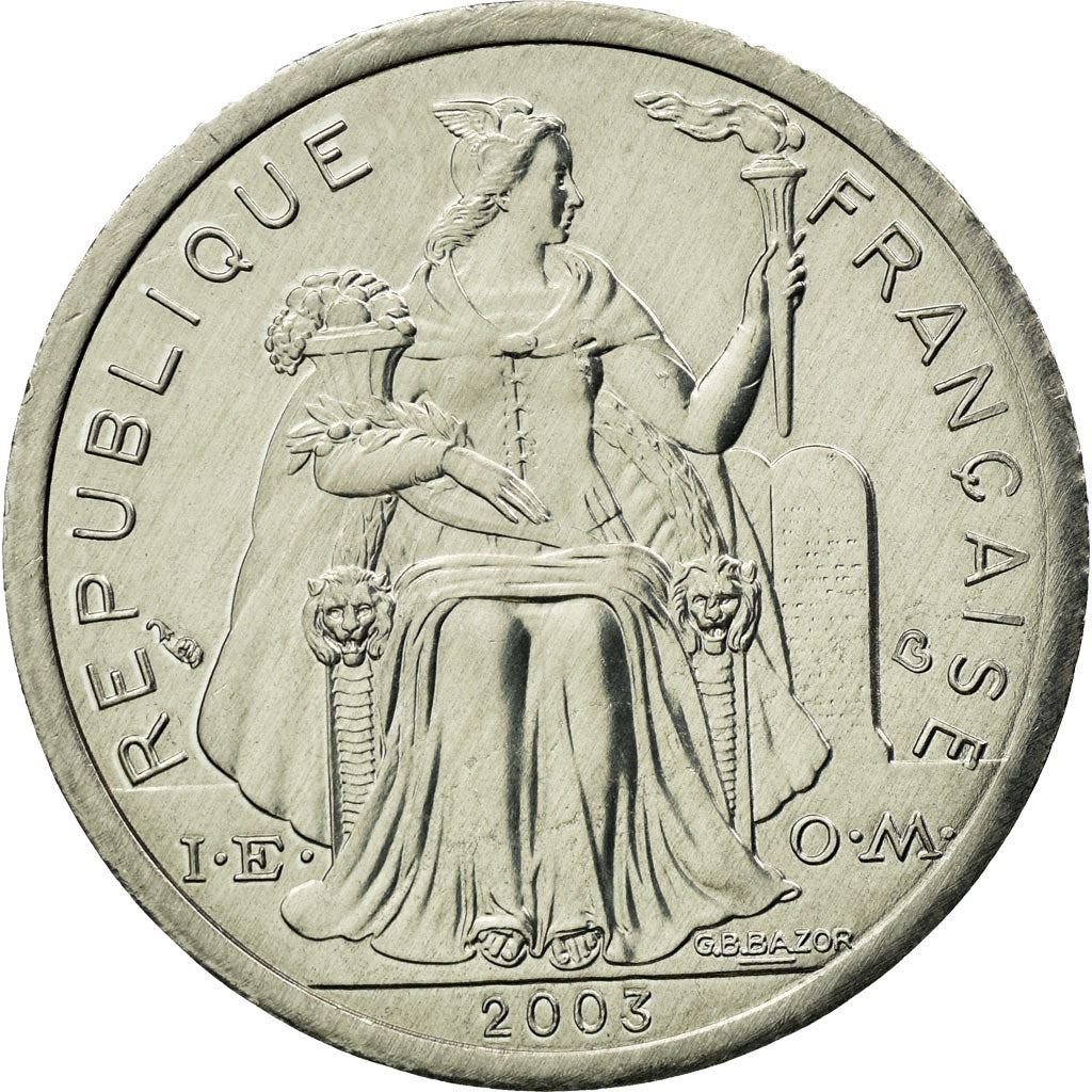 New Caledonia 2 Francs Coin 1973 - 2020 KM 14