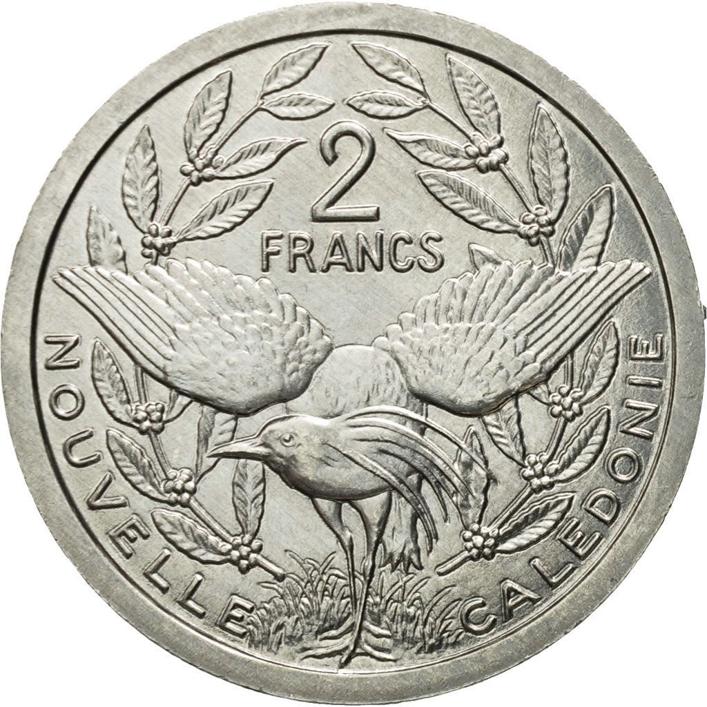 New Caledonia 2 Francs Coin 1973 - 2020 KM 14