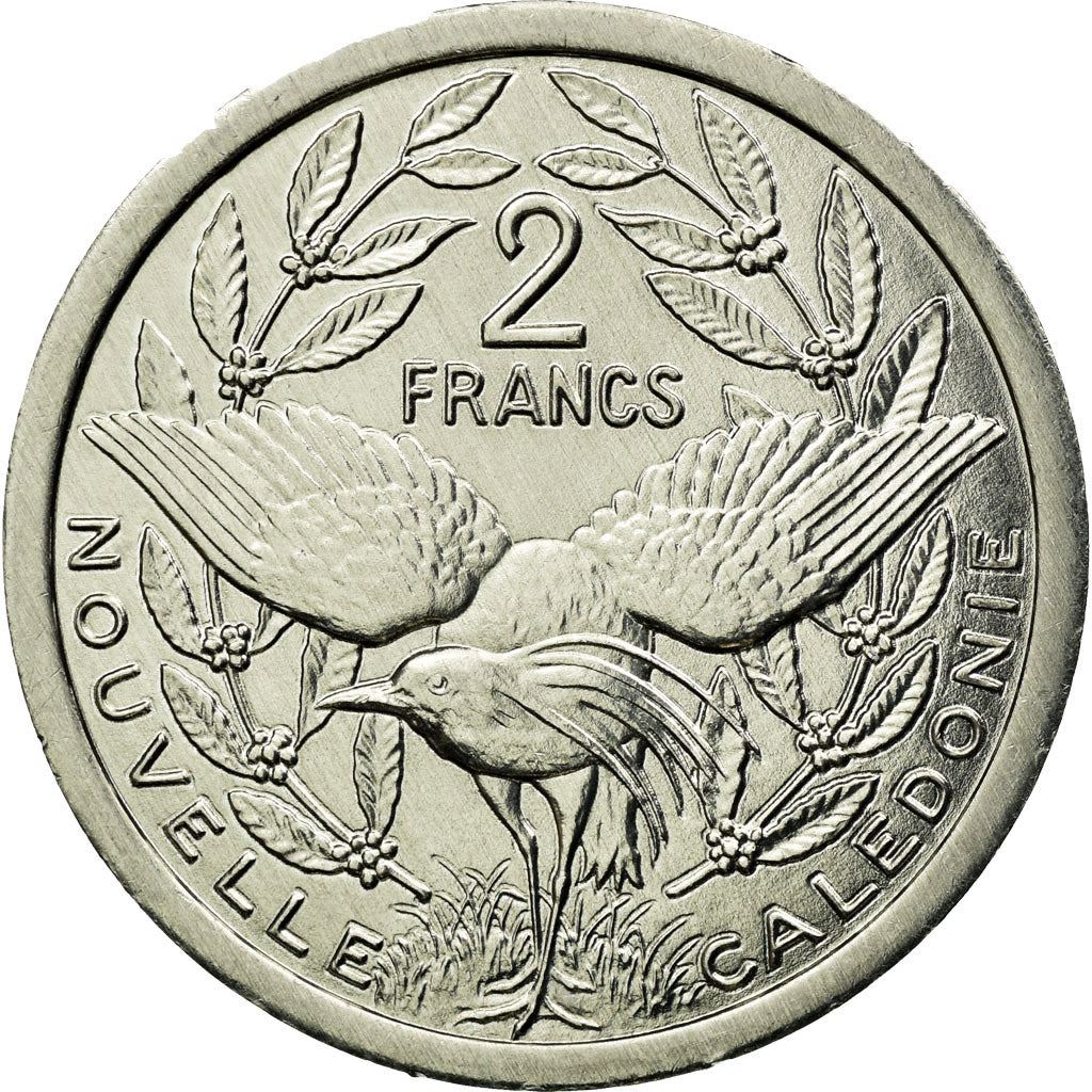 New Caledonia 2 Francs Coin 1973 - 2020 KM 14