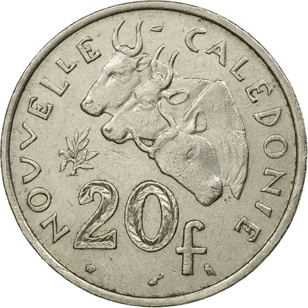 New Caledonia 20 Francs Coin 1967 - 1970 KM 6