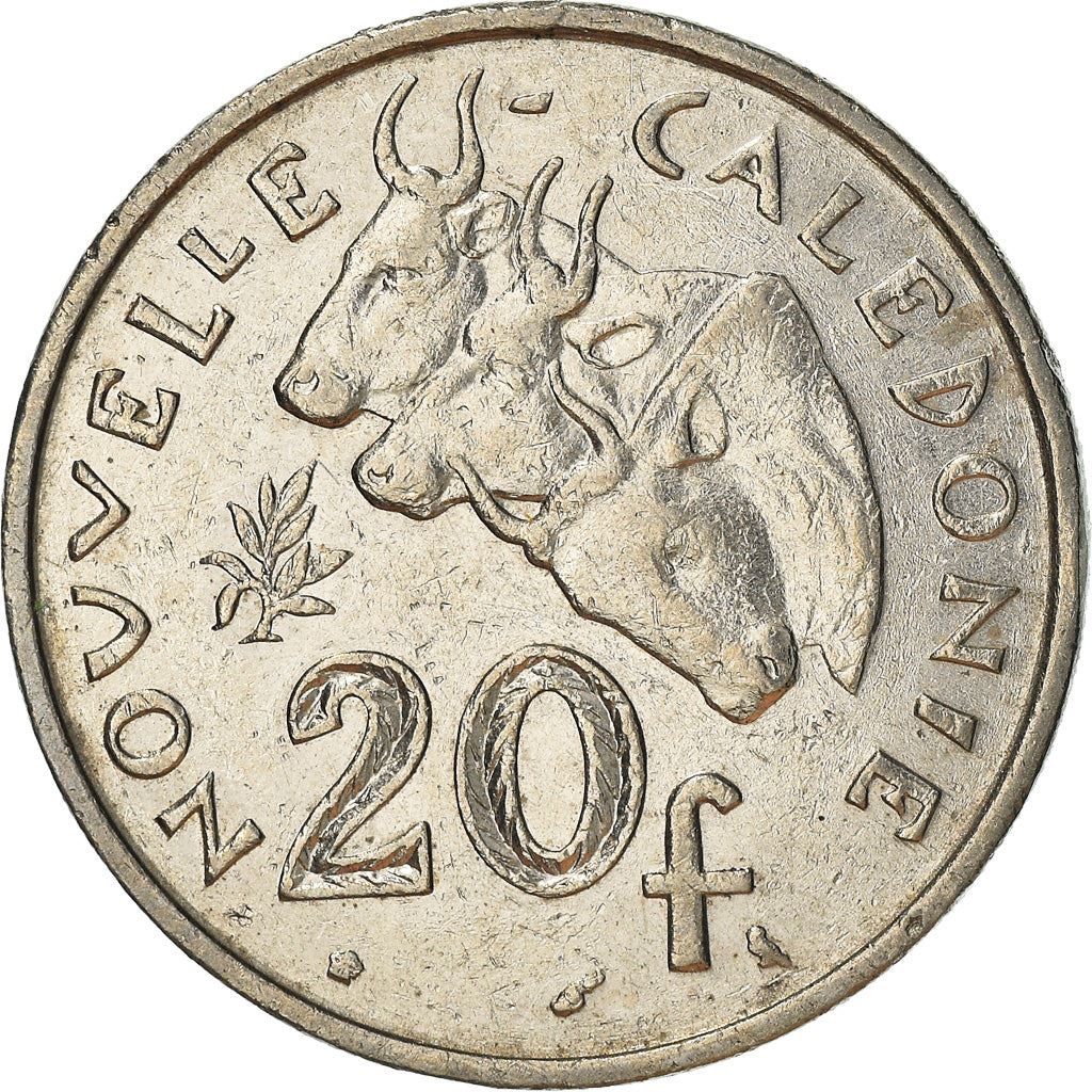 New Caledonia 20 Francs Coin 1967 - 1970 KM 6