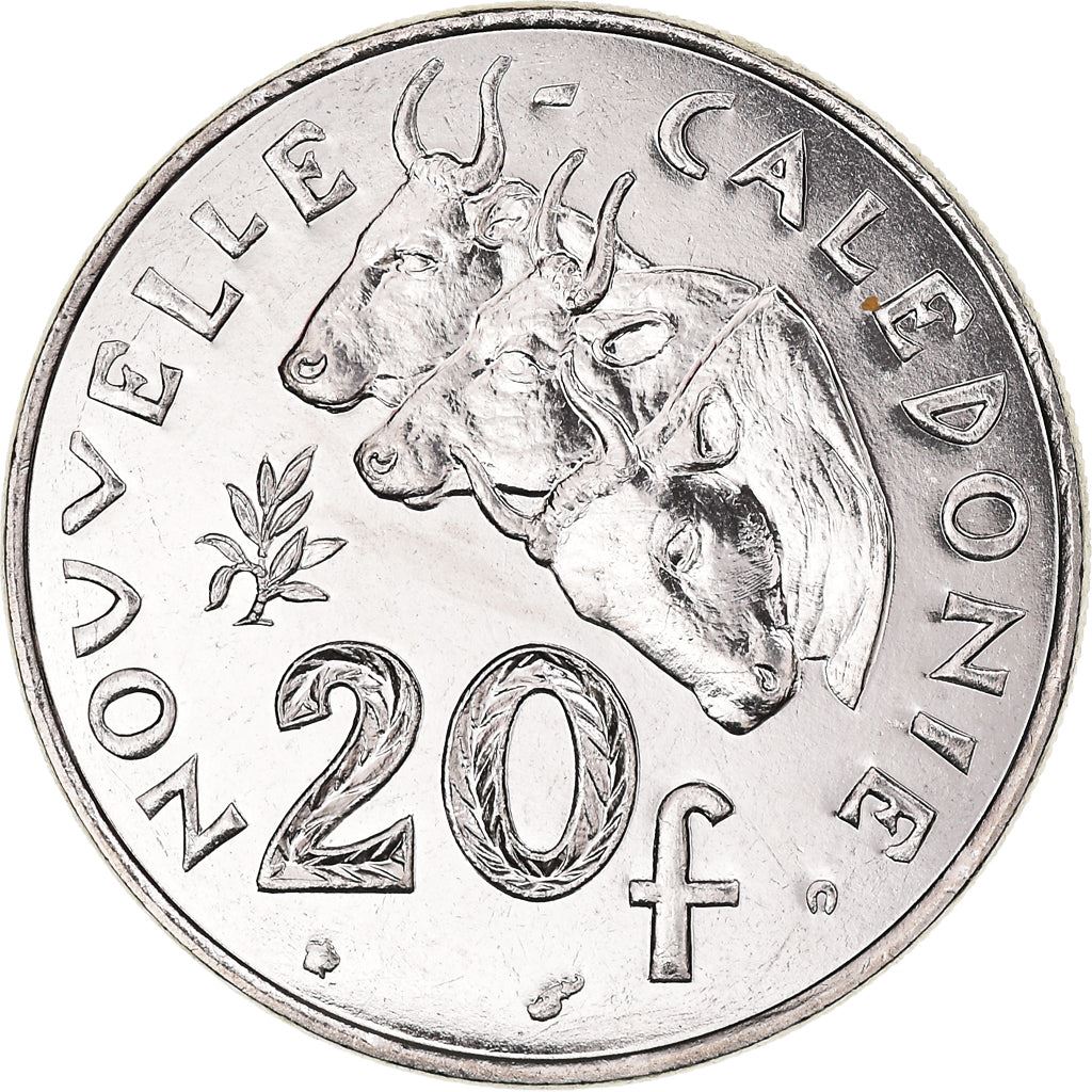 New Caledonia 20 Francs Coin 1972 - 2005 KM 12