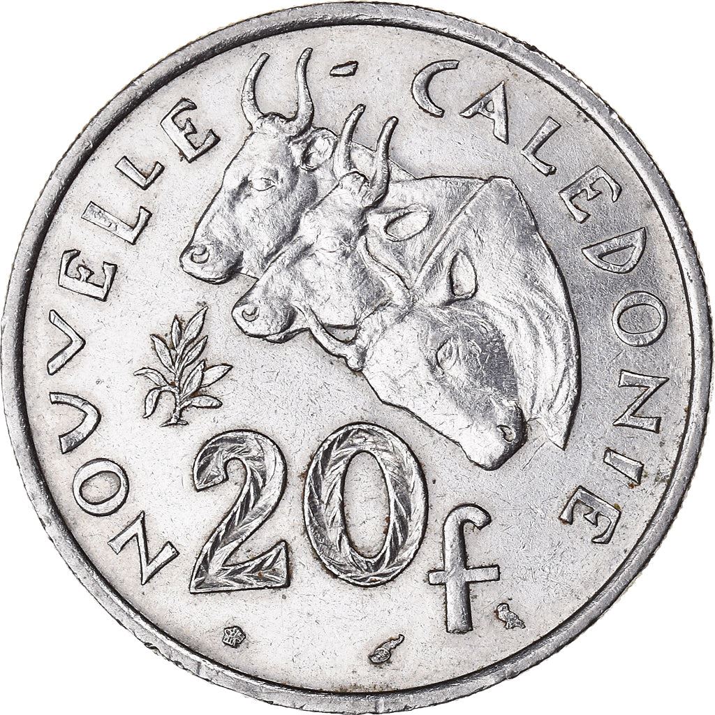 New Caledonia 20 Francs Coin 1972 - 2005 KM 12