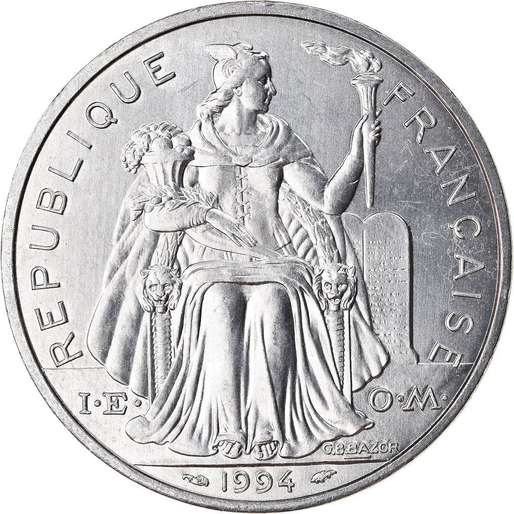 New Caledonia 5 Francs Coin 1983 - 2019 KM 16