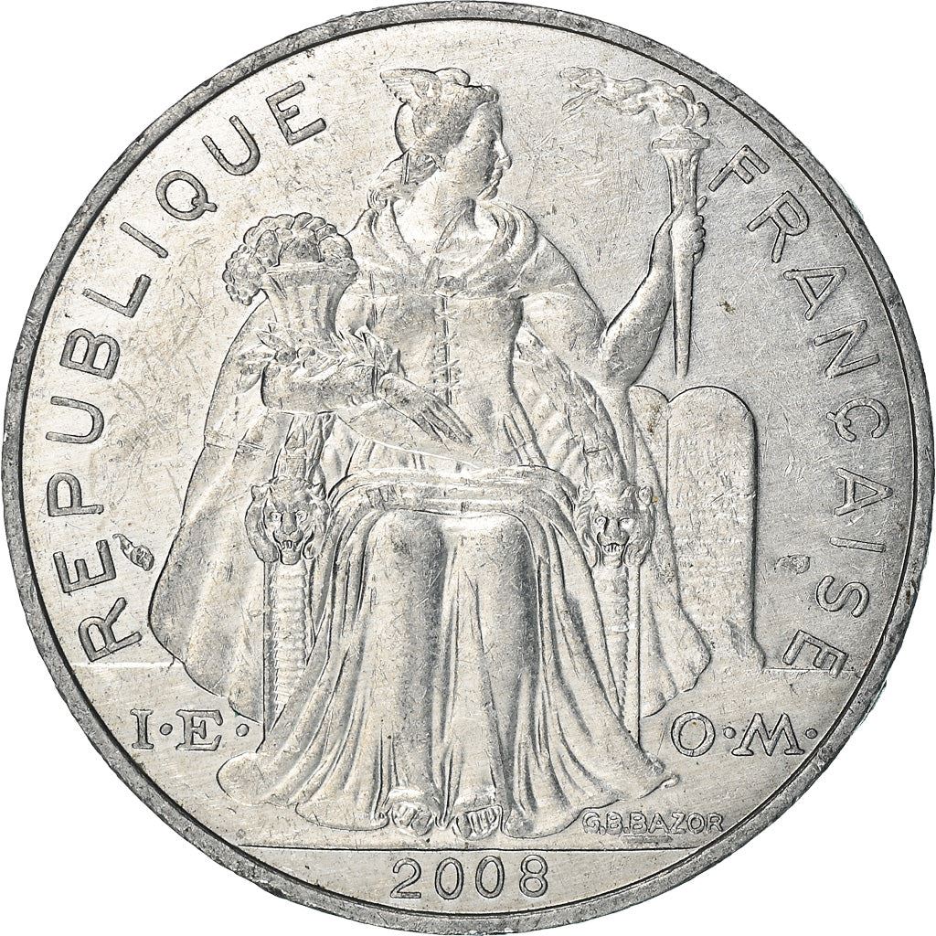 New Caledonia 5 Francs Coin 1983 - 2019 KM 16