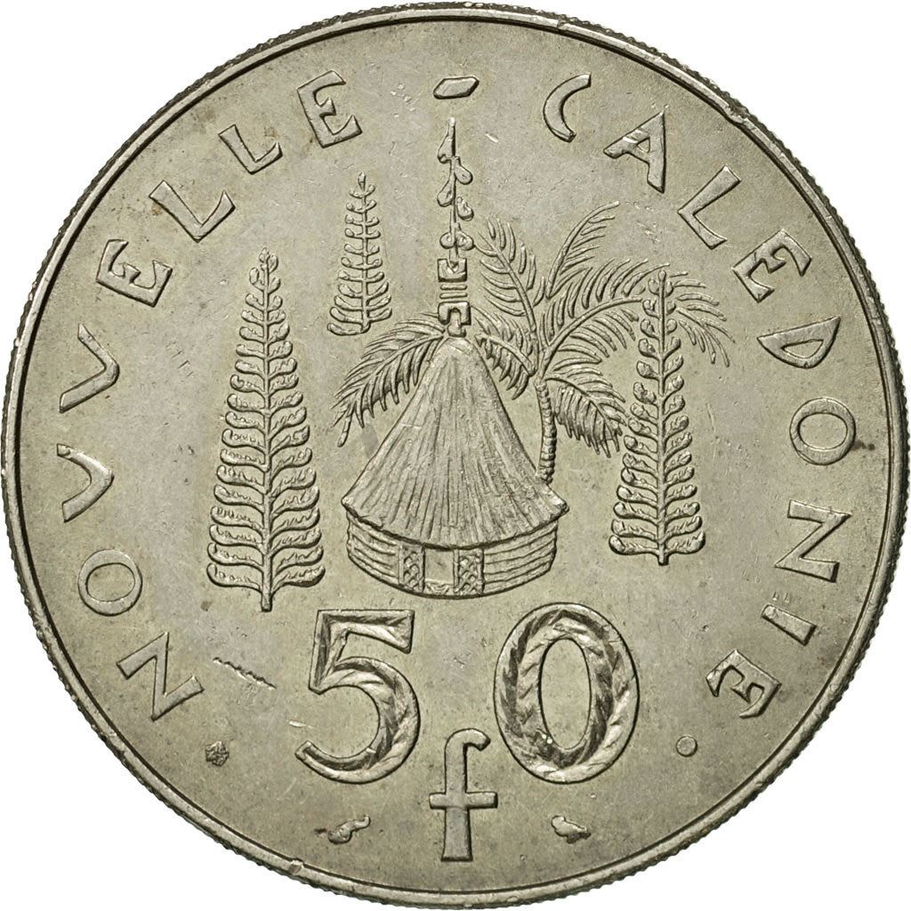 New Caledonia 50 Francs Coin 1967 KM 7