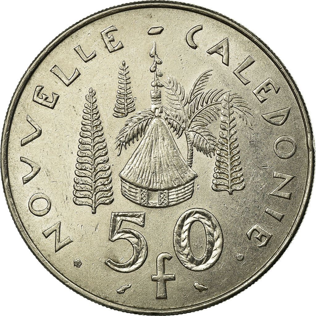 New Caledonia 50 Francs Coin 1967 KM 7