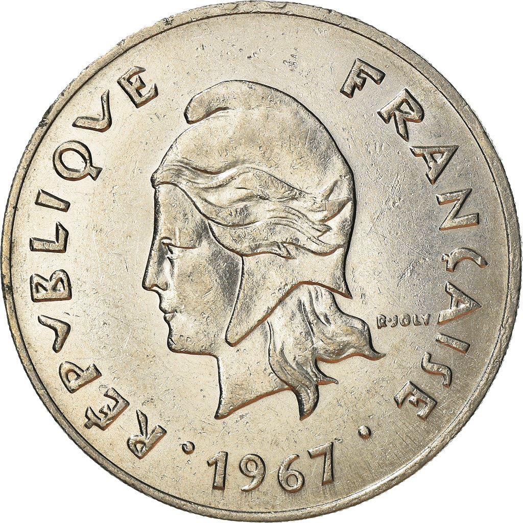 New Caledonia 50 Francs Coin 1967 KM 7