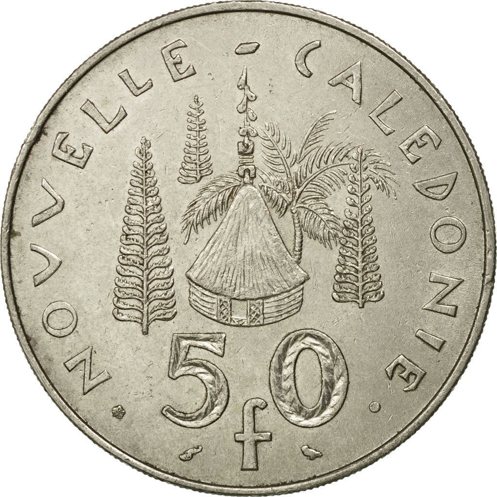 New Caledonia 50 Francs Coin 1967 KM 7