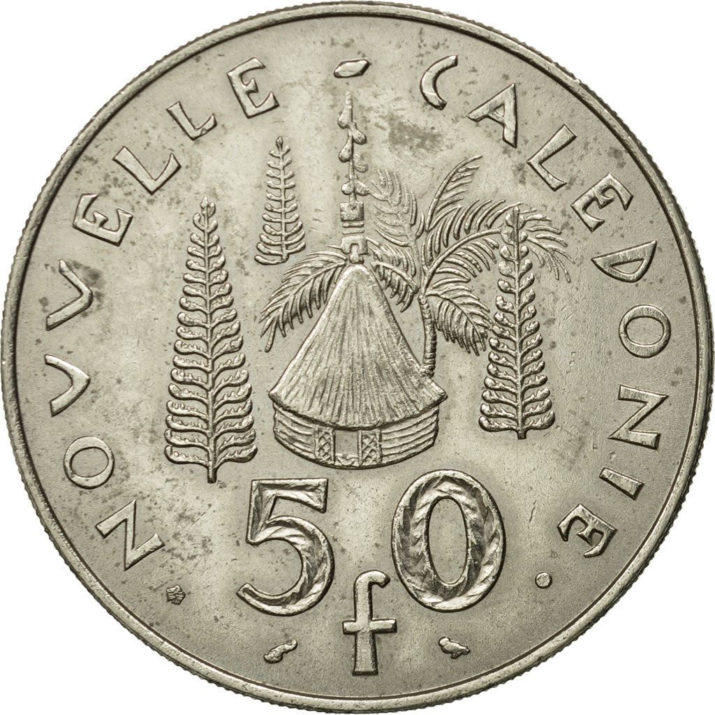 New Caledonia 50 Francs Coin 1967 KM 7