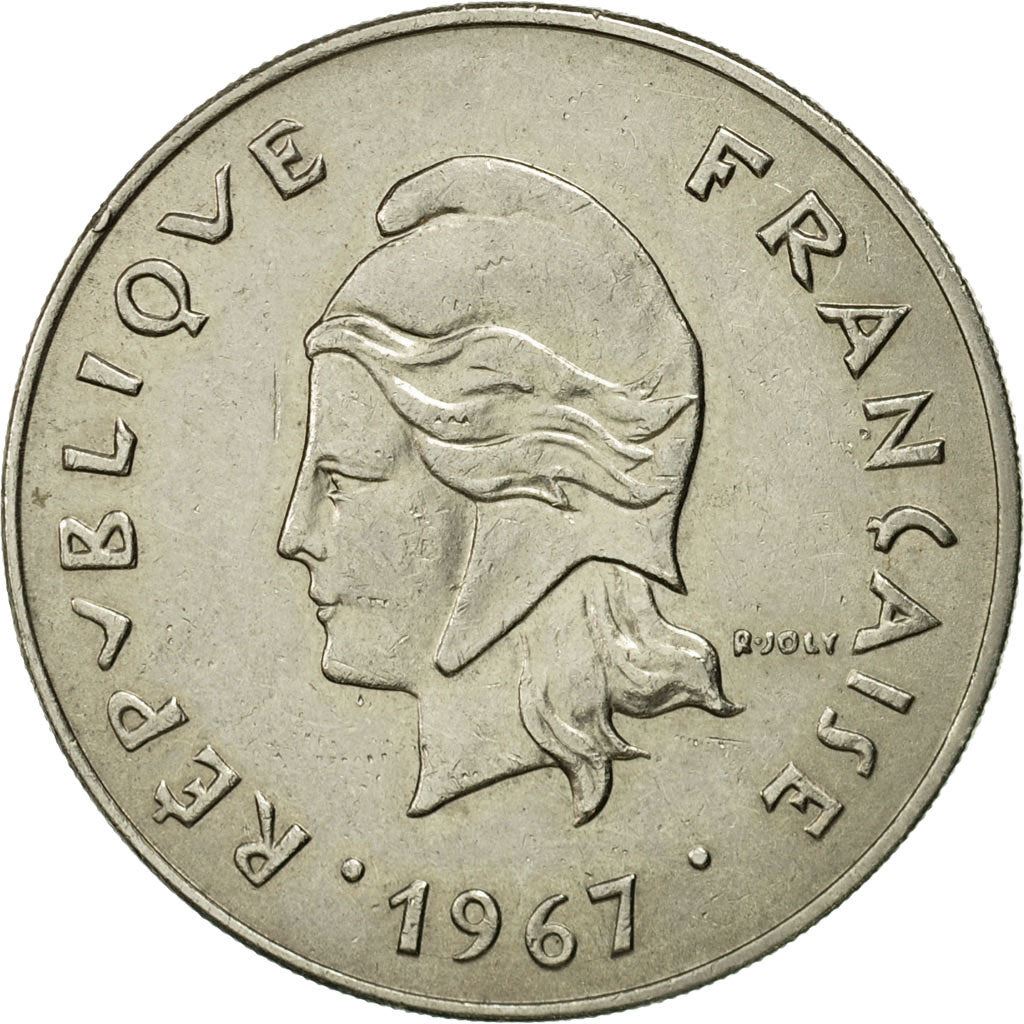 New Caledonia 50 Francs Coin 1967 KM 7