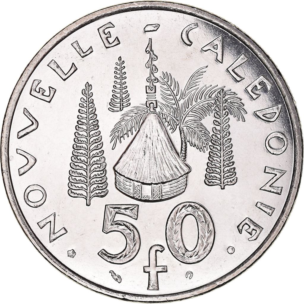 New Caledonia 50 Francs Coin 1972 - 2005 KM 13