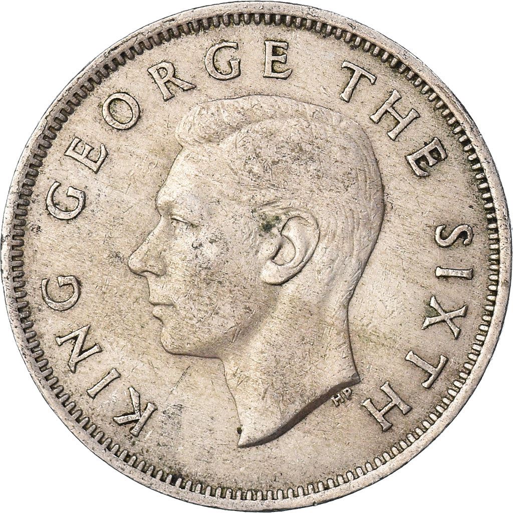 New Zealander 1 Florin Coin | King George VI | Kiwi Bird | KM18 | 1948 - 1951