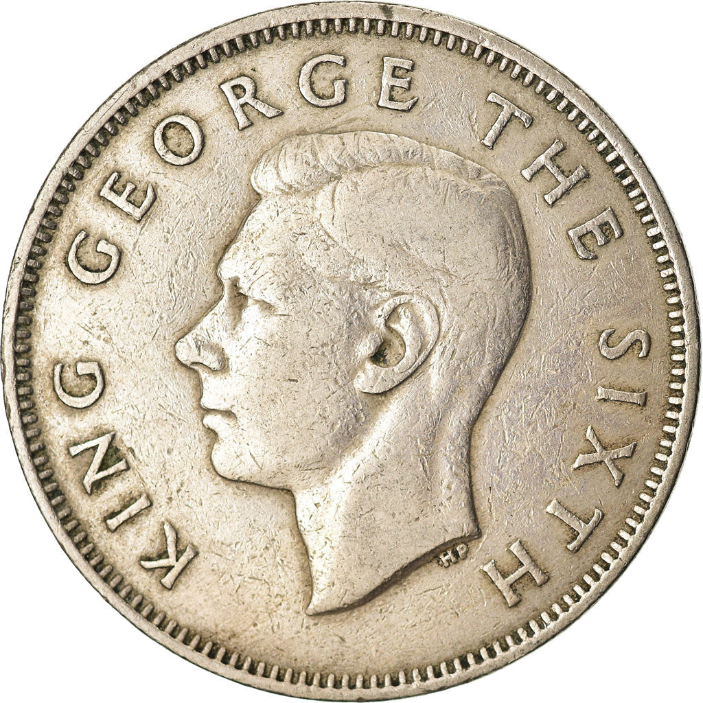 New Zealander 1 Florin Coin | King George VI | Kiwi Bird | KM18 | 1948 - 1951