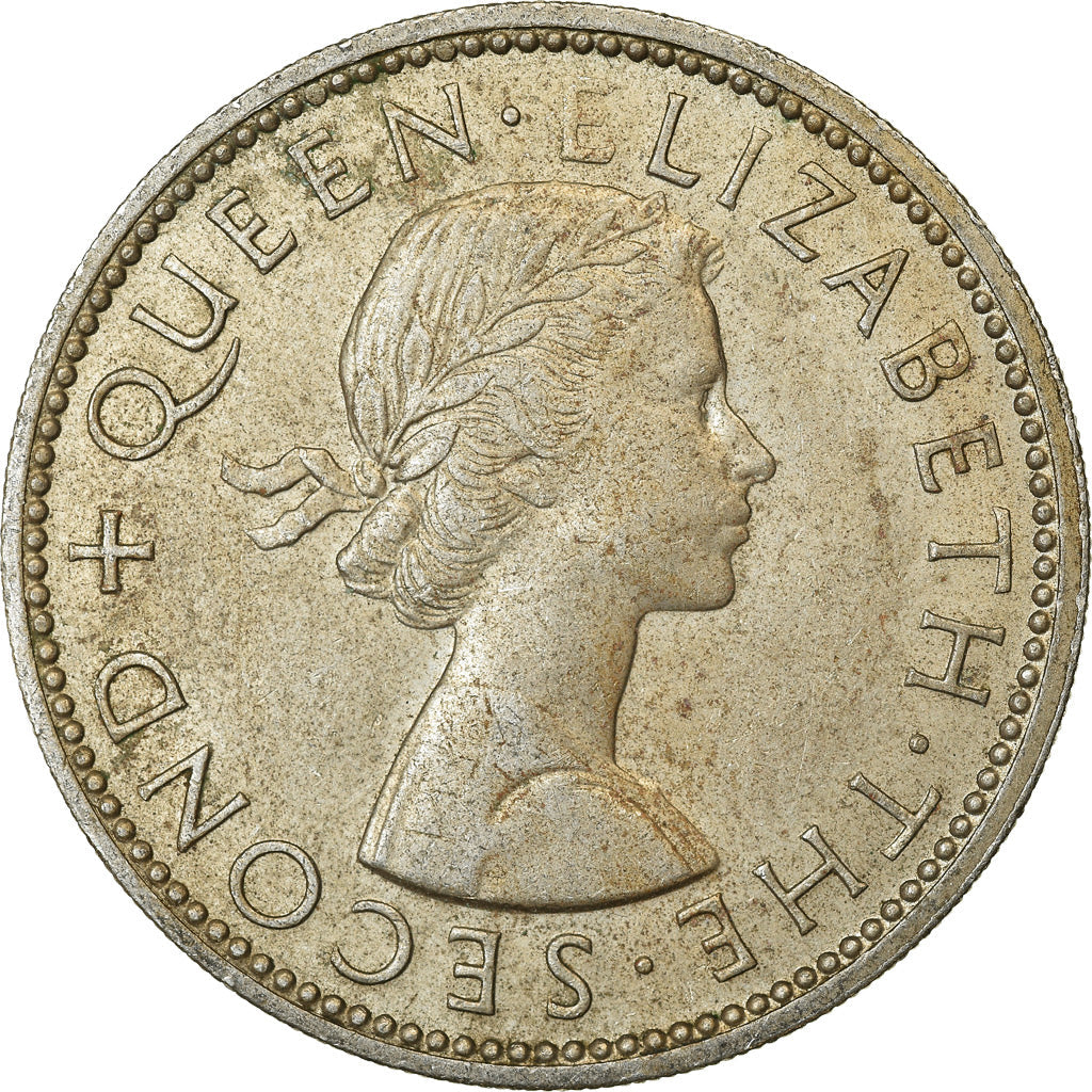 New Zealander 1 Florin Coin | Queen Elizabeth II | Kiwi Bird | KM28 | 1953 - 1965