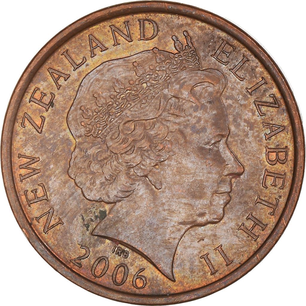 New Zealander 10 Cents Coin | Queen Elizabeth II | Maori Koruru Mask | KM117a | 2006 - 2021