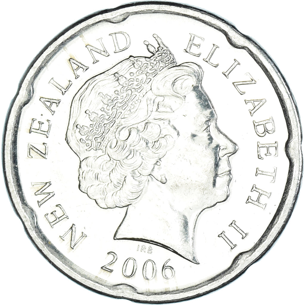 New Zealander 20 Cents Coin | Queen Elizabeth II | Pukaki - Ngati Whakaue Chief | KM118a | 2006 - 2021