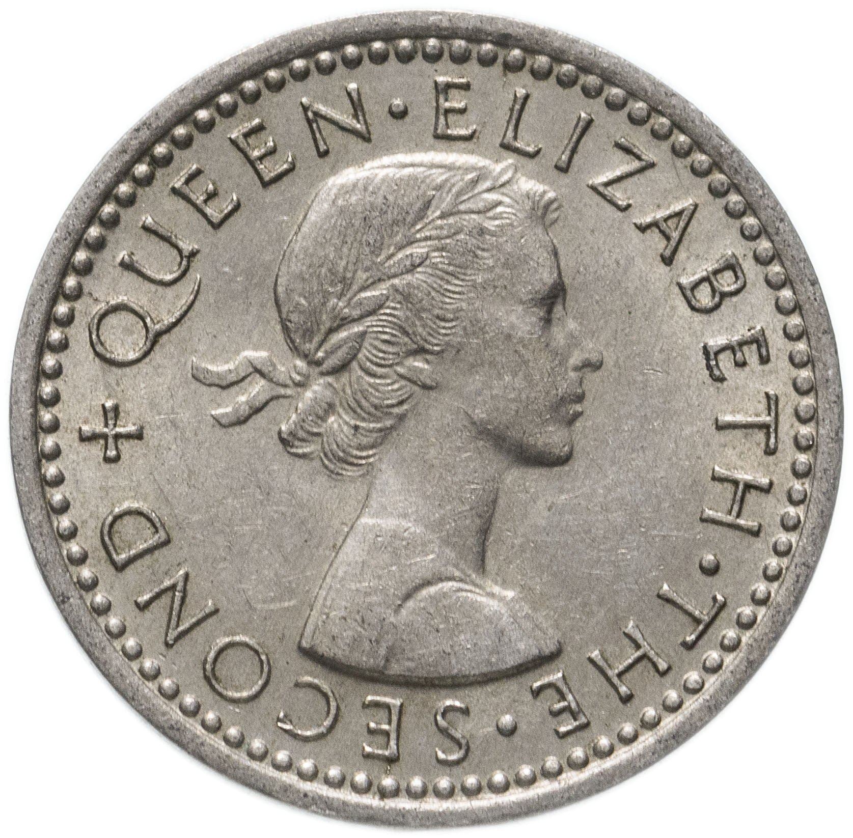 New Zealander 3 Pence Coin | Queen Elizabeth II | Carved Patu | KM25 | 1953 - 1965