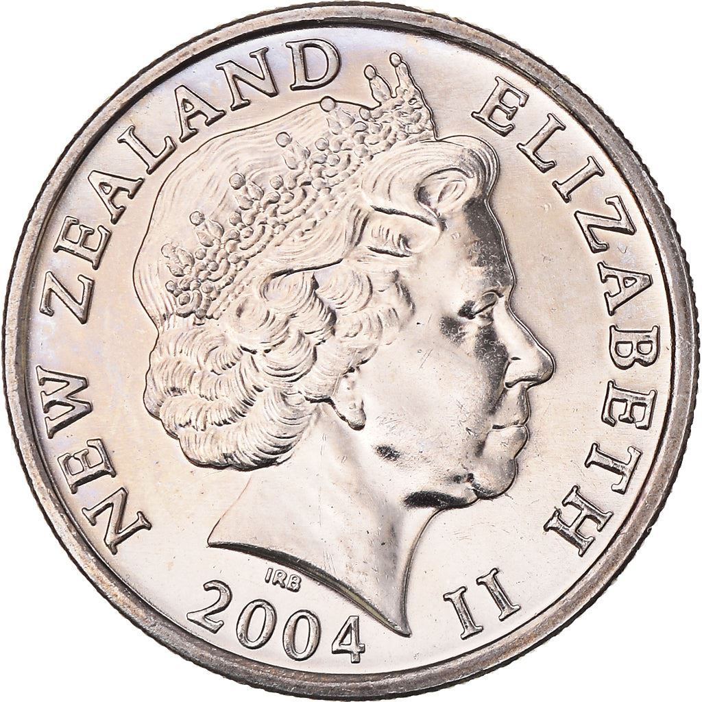 New Zealander 5 Cents Coin | Queen Elizabeth II | Tuatara Lizard | KM116 | 1999 - 2006