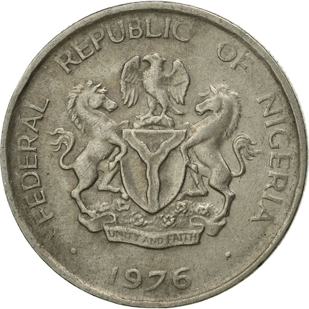 Nigeria | 5 Kobo Coin | Cocoa beans | Km:9.1 | 1973 - 1986